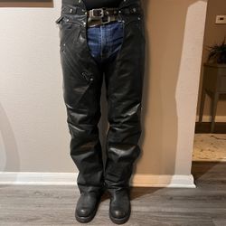Harley Davidson Heritage Leather Chaps Large