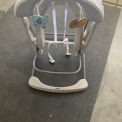 Like New Bouncing chair swing in shower little tab