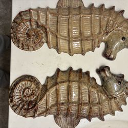 Seahorse Sculptures, Wall Art/Decor