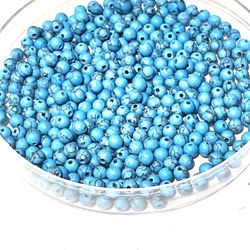 Lot Of 4mm ‘Turquoise ‘ Beads