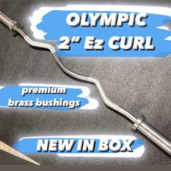 NEW - OLYMPIC 2” EZ CURL 