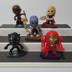 Thor Love Iro-Man Thunder Panther And More McDonald’s 2022 Marvel Movie Figures!

