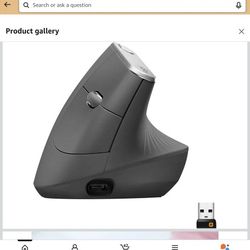 Logitech MX Vertical Bluetooth Ergonomic Mouse