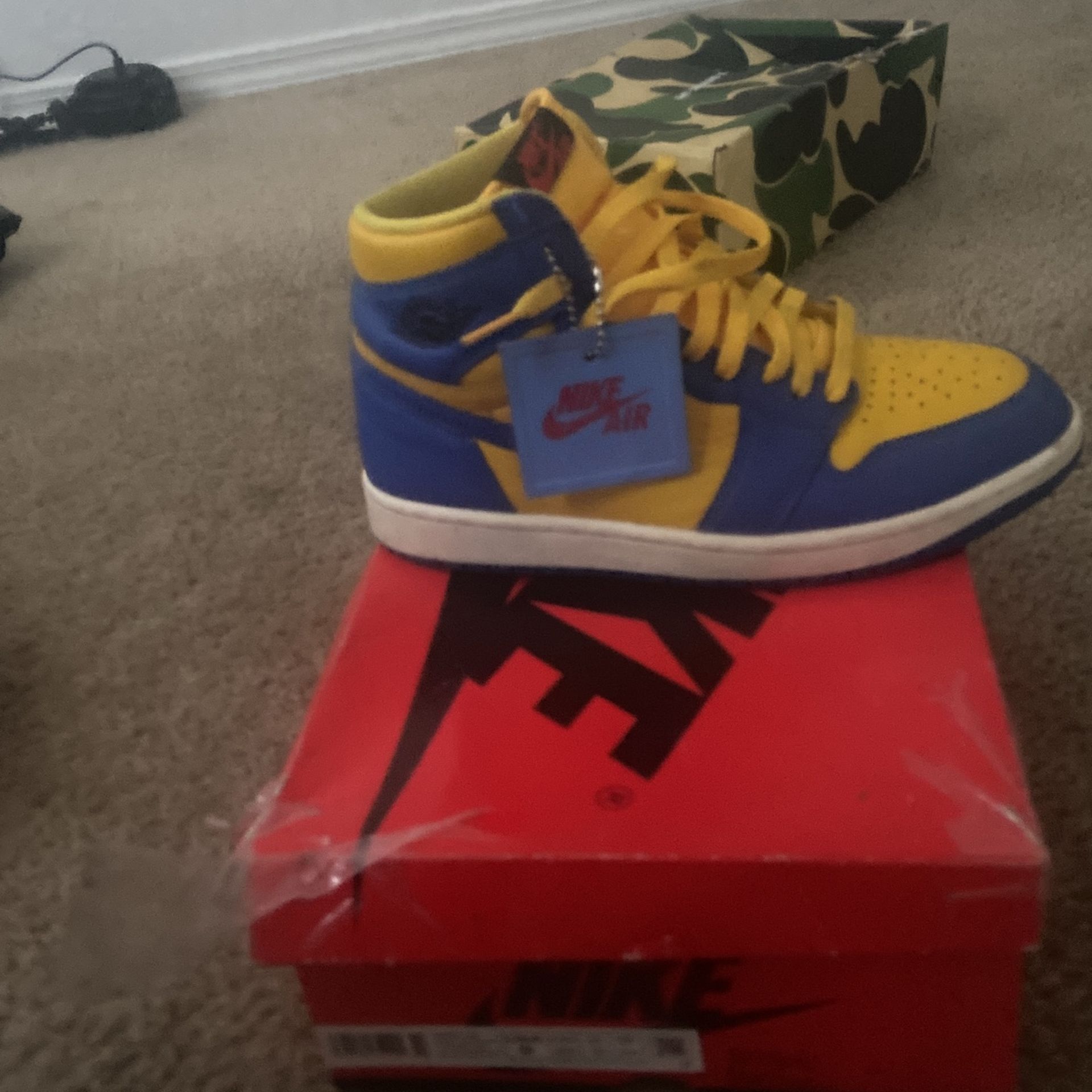 Nike Air Jordan 1 Retro OG High Reverse Laney M10.5 W12