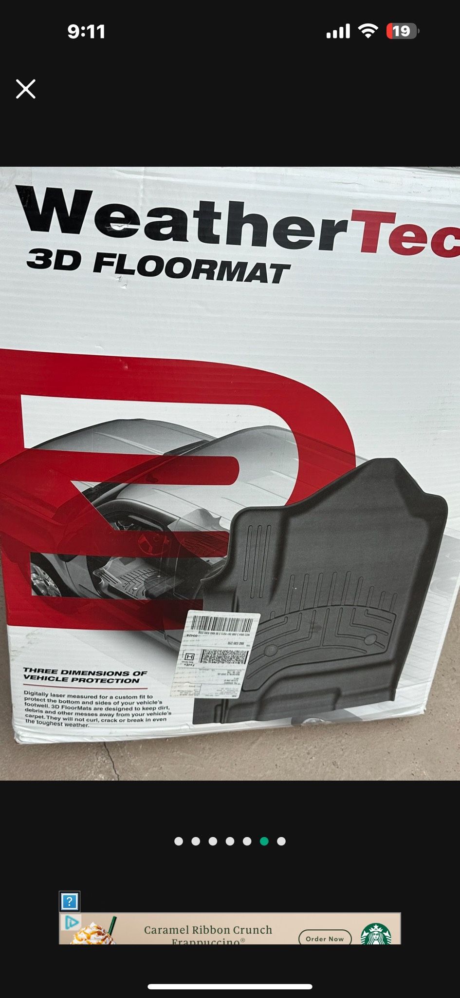 Big Cleaning Sale - WeatherTech 3D FloorLiner Set – Chrysler Pacifica Minivan (1st, 2nd & 3rd Row)