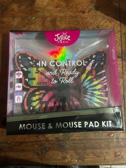 Justice Tech Wireless Mouse & Mouse Pad Kit