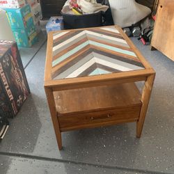 Mid century Refurbished Side Table