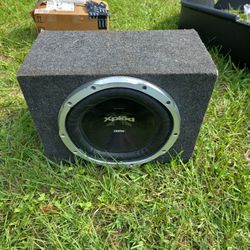 Sony Xplod 1300W subwoofer, likely a 12-inch model