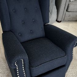 Navy Blue Toddler Recliner 