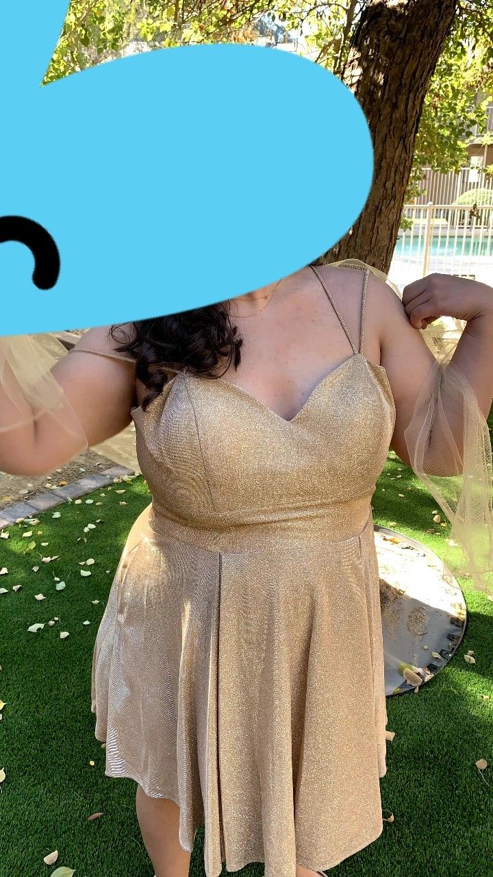 Gold Dress 2xl