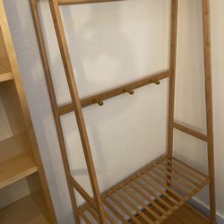 Bamboo Hanging Rack 👚 Clothes 🌱 Plants