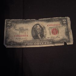 Red Seal $2 Note 1953