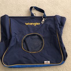 Wrangler Professional’s Choice Blue Canvas Horse Hay Bag