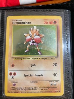 Pokemon Card hitmonchan