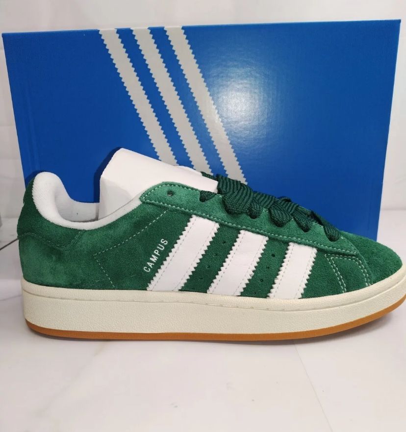 adidas gazelle silver green womens Adidas Campus 00s Collegiate Green Core Black main image 0