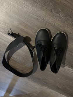 Boys Dress Shoes And Belt