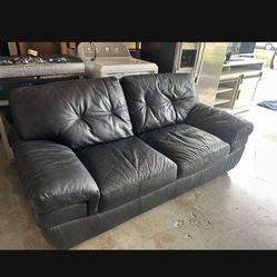 Leather couch