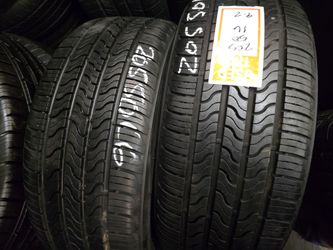 2 Tires 205.50.16 Firestone All Season 90 % Tread Dot 4522