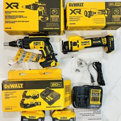 Dewalt 20V Drywall Gun And Cutter Tools 