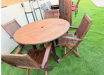 Patio teak set