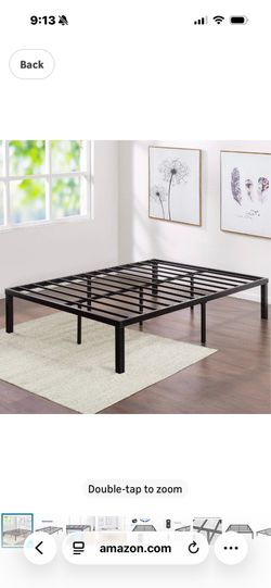 Full size platform bed frame