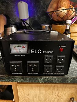 ELC tr-5000 voltage regulator with transformer