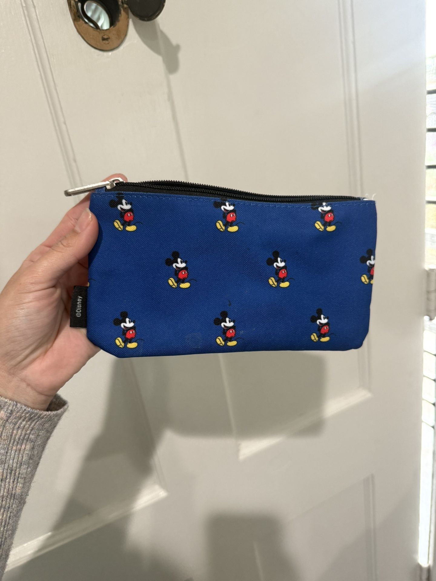 Loungefly Blue Mickey Wallet Size Baggie