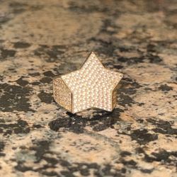 10k Gold Star Ring