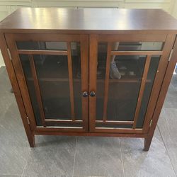 Wood Cabinet— Like New— Make Offer 