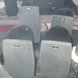 Klipsch Quintet Speaker Set And Sub, With Yamaha Reicever (Wires And Remote Included) 