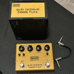 MXR Sub Octave Bass Fuzz Pedal