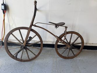 Antique Bicycle (wood Wheel)