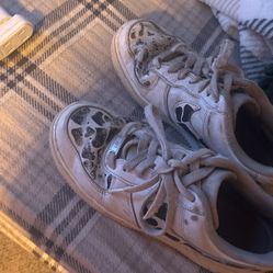 Custom cow print Nike air forces