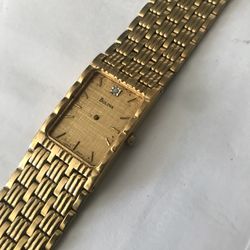 Bulova Mens gold tone T3