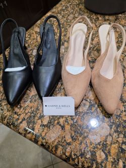 BRAND NEW - NEVER WORN heels - Size 10