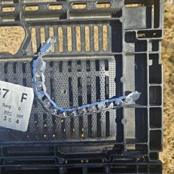 Sterling Silver Plated Bracelet 7.8" Stewart&Nellis Pick Up 