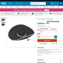 Kids MARIACHI CHARRO SOMBREROS  Novelty Hat For Party 