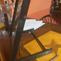 Metal Frame Table Free Standing Mirror 