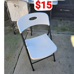 Brand New Folding Chairs Light Weight, Stackable, Compact, 350lb Limit, For Parties, Events, Everyday Use