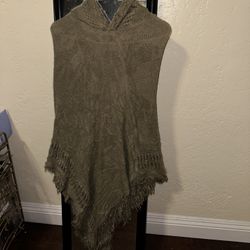 Khaki Poncho