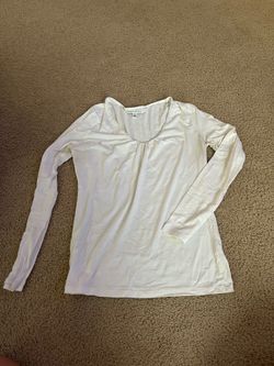Banana Republic white long sleeve shirt in size medium