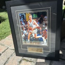Boston Celtics Larry Bird Matted Frame