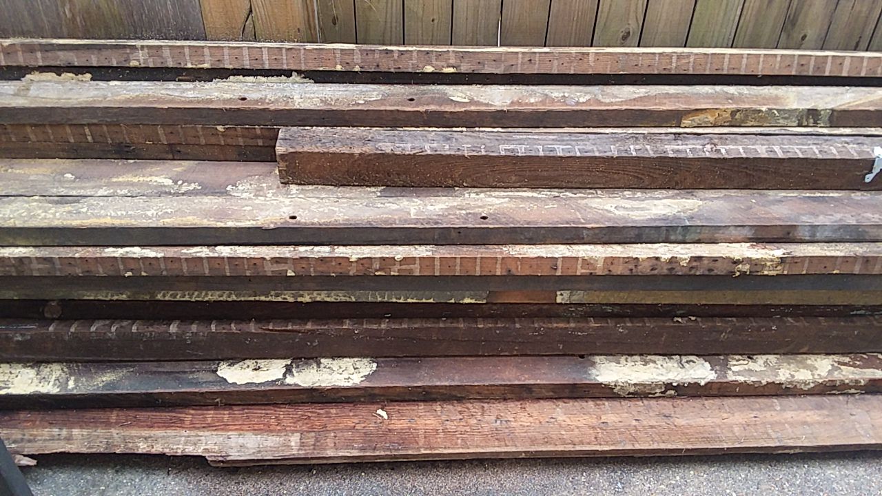 Antique cipres wood