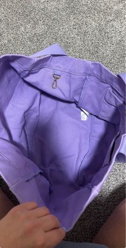 Purple Canvas Tote Bag