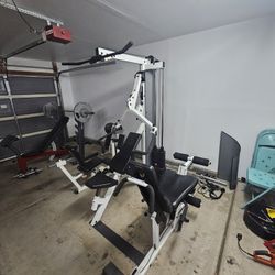 Complete Home Gym Setup: Multi-Gym, Bench Press & Punching Bag (Pickup Only)
