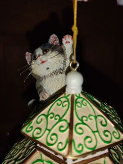 The Bradford Exchange Jürgen Scholz 'Purr-fect Melodies' Indoor Wind Chime