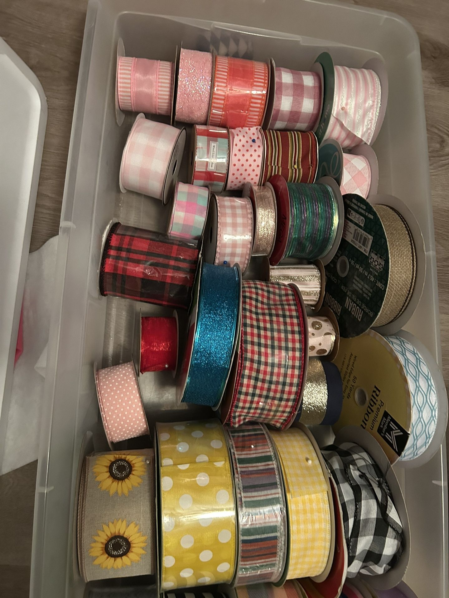 Lot Of Ribbon And Mesh