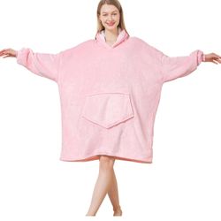 Wearable Blanket Sweatshirt for Women - Oversized Hoodie Pullover, Funny Gift for Sister/Mom/Girlfriend