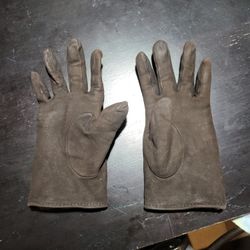 Small Leather Gloves With Fur Lining