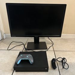 Xbox One X 4K Console + ASUS 27” Gaming Monitor